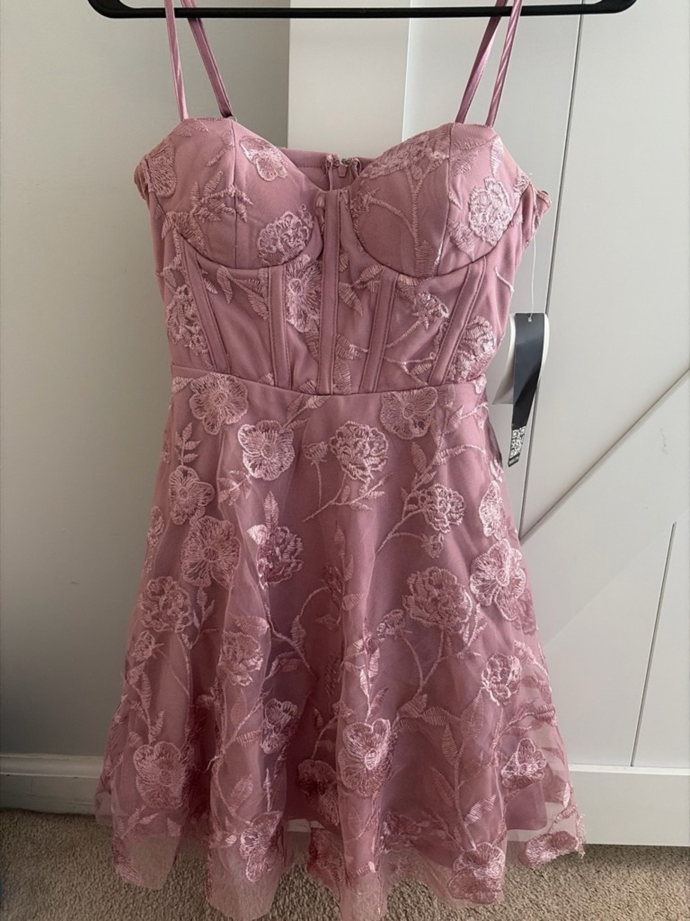 Trixxi Dusty Rose Evening Dress
